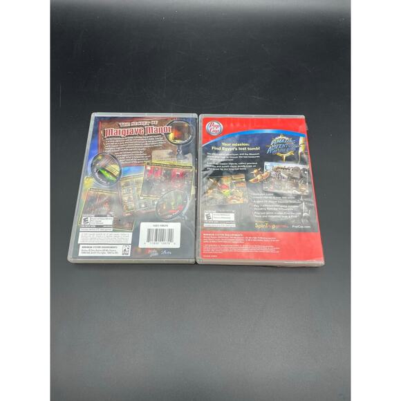 Video Game PC CD-ROM LOT OF 2 Margrave Manor & Amazing Adventures The Lost Tomb - Picture 2 of 6